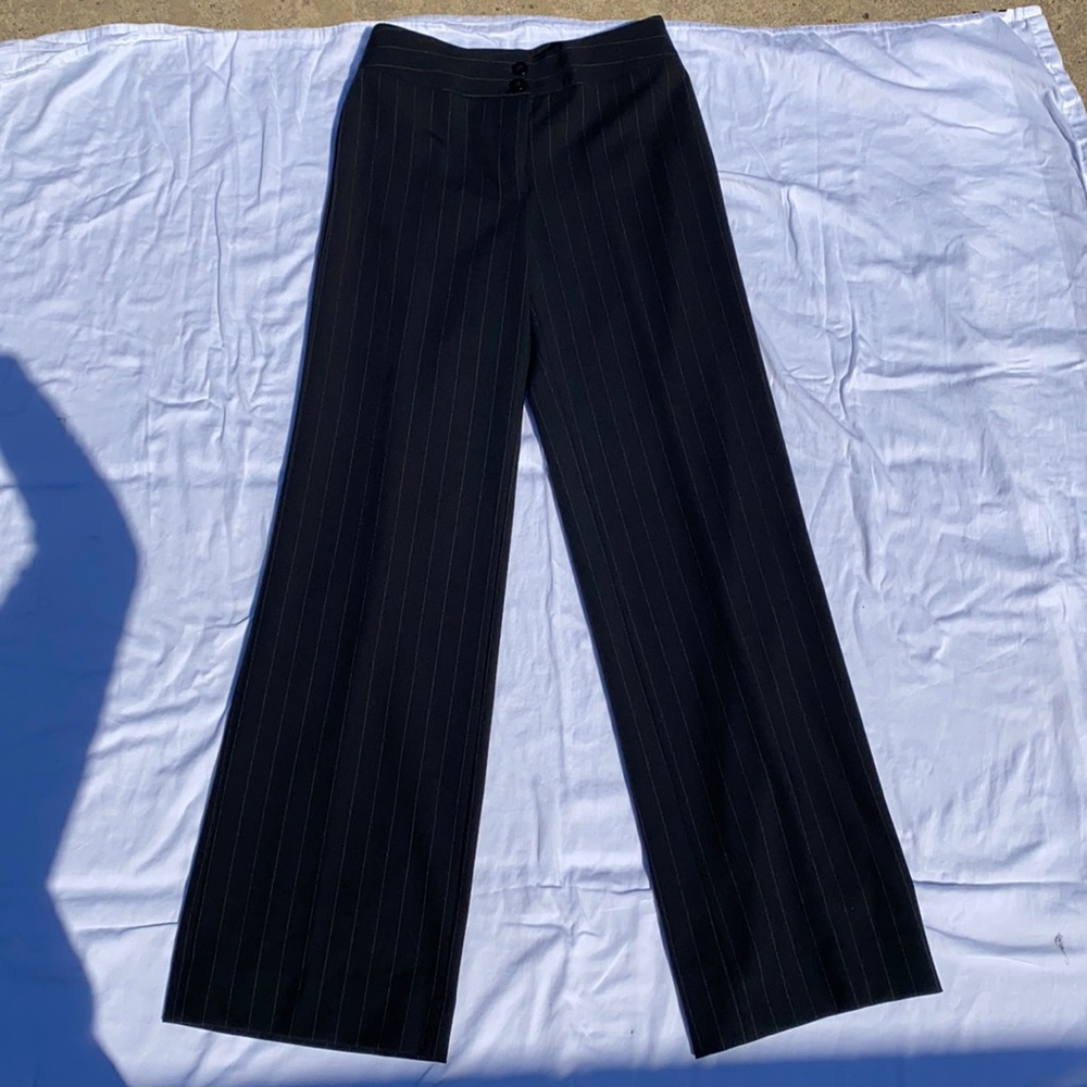Armani Pinstripe Wool Trouser
